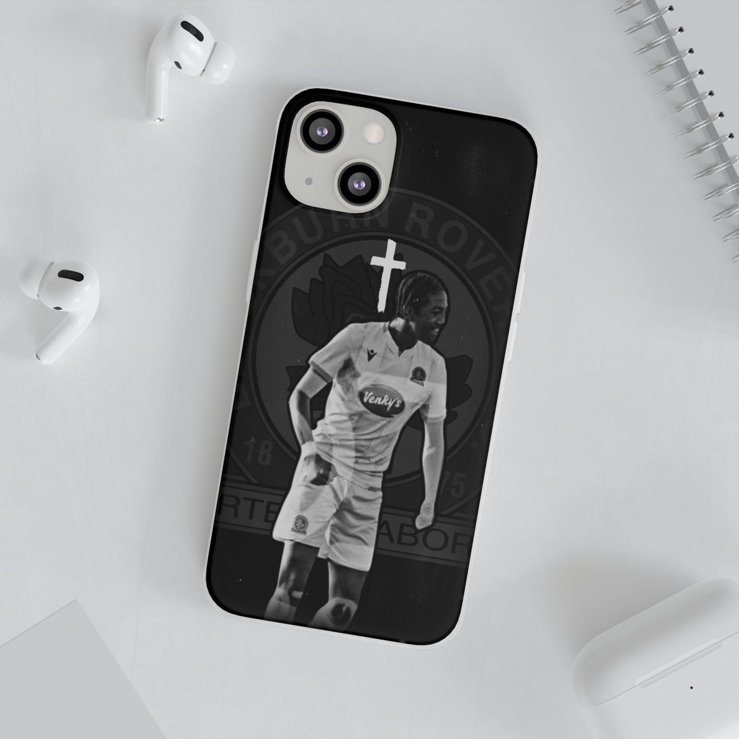 Personalized Flexi Case for Sports Fans - Blackburn Rovers Design