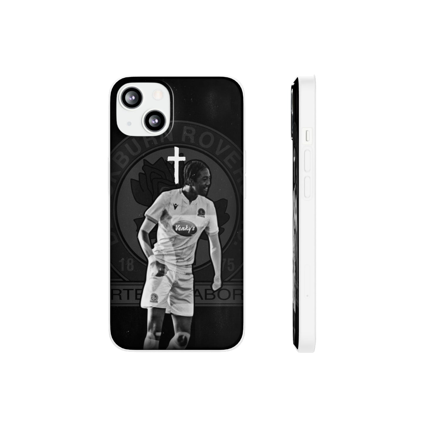 Personalized Flexi Case for Sports Fans - Blackburn Rovers Design